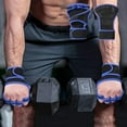thumbnail image 6 of CxhicLuv Half Finger Exercise Gloves, Mesh Ventilation, Silicone Grip, Extended Wrist Straps, Fitness Gloves – Ideal for Outdoor Sports, Weight Training, Suitable for Gym Users, Cyclists, Dark Blue, 6 of 6