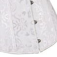 thumbnail image 4 of Corset Top for Women Waist Training Sexy Lingerie Cosplay Shaperwear Waist Cincher White, 4 of 5