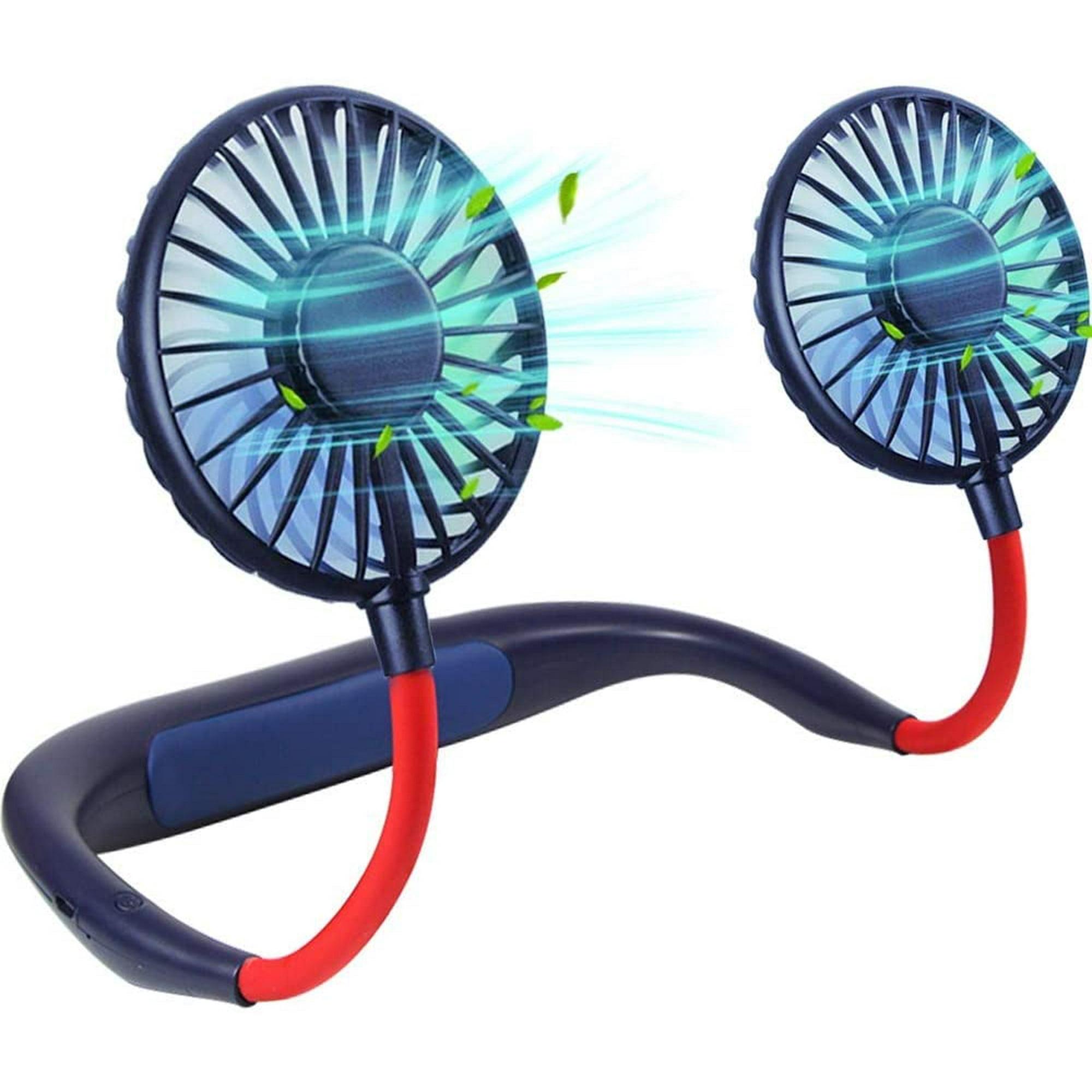 Portable Neck Fan Wearable Ac Rechargeable Fans Outdoor Personal Fans With 3 Level Air Flow Hands Free Battery Operated Fan With 7 Color Light Mini Usb Fans For Home Office Travel Indoor Portable Neck Fan Wearable Ac Rechargeable Fans Outdoor Personal Fans With 3 Level Air Flow Hands Free Battery Operated Fan With 7 Color Light Mini Usb Fans For Home Office Travel Indoor
