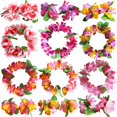 thumbnail image 1 of ZCMG Diadema hawaiana Pulseras Hawaii Tropical Luau Flor Hoja Mujeres Tocado Diademas para el cabello Aros Diadema Pulseras Playa Verano Piscina Boda Cosplay Cumpleaños Vestir Fiesta Decoraciones Sumi, 1 of 3