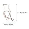 thumbnail image 2 of 20Pcs Little Bird-shaped Paper Clips Binder Clips Push-pins for Home (Silver), 2 of 7