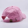 thumbnail image 2 of Zhuge Juego de 2 gorras deportivas ajustadas Baceball, color rosa, 2 of 4