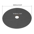 thumbnail image 2 of Uxcell Tree Mulch Ring Nonwoven Tree Protector Mat Plant Cover for Weed Control Round Weed Black 2 Pack 32.3", 2 of 6