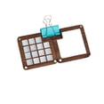 thumbnail image 3 of Caja de madera con pigmento de acuarela de nogal negro hecha a mano para niños, caja de pintura artesanal portátil con cubierta magnética, 3 of 4