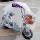 thumbnail image 5 of Cubierta Transparente Para Bicicleta De Una Sola Vez, Película Pe, Resistente Al Agua, A Prueba De Polvo, Resistente Al Viento Uv, Cubierta Portátil Para Motocicleta, Bicicleta, Coche Eléctrico Al Advancent VI008877-01, 5 of 5