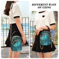 thumbnail image 6 of FORMRS Crossbody Bag for Women Quilted Travel Shoulder Cell Phone Purse with Chain Strap Handbag, Magical Forest, 6 of 7