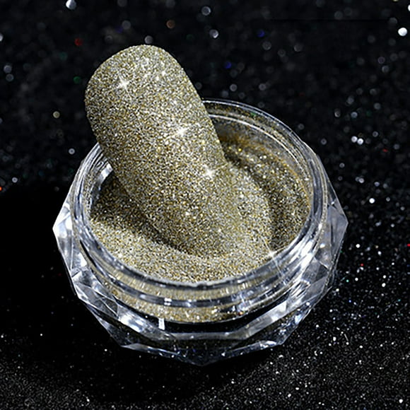 WIFKLSIIPG Holographic Nail Glitter Metallic Mirror Effect Nail Powder for Salon Home Nail