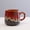 red, variant on 12oz Cool Unique Mugs, Handmade Ceramic Coffee Mug, Great Gift for Men Women, Microwave & Dishwasher Safe ,For Tea, Coffee, and Milk Home Office (Red)