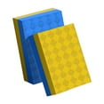 thumbnail image 1 of Siruishop 2 Pcs Coussinets de Musculation Coussin de Poids Absorbant les Chocs Jaune Bleu 50x33x4cm, 1 of 8