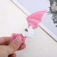 thumbnail image 4 of Unique Bargains 1 Pc Hair Clip Halloween Bat Wing Ghost Hair Clips for Women Pink, 4 of 5