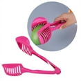 thumbnail image 1 of Oleegame 1PC Potato Fry Cutter Lemon Tomato Slicer Round Slicer Multifunctional Food Clip Kitchen Lemon Clip Pink, 1 of 7