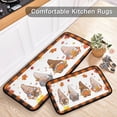thumbnail image 5 of Autumn Gnome Orange Check Kitchen Mats Fall Maples Buffalo Plaid Kitchen Rugs Runner Laundry Rug Non Slip Doormats Soft Floor Door Mats Carpet Home Decor Set of 2, 5 of 6