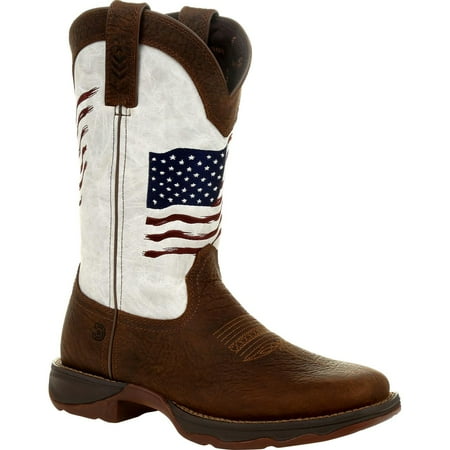 

Lady Durango Women s Distressed Flag Embroidery Western Boot Size 7.5(M)