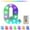 Q, variant on Colorful LED Marquee Letter Lights with Remote - 16 Color Changing Party Decor for Home, Bar, Wedding - Battery/USB Powered Plastic Light Up Sign
