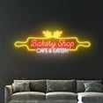thumbnail image 5 of Handmadetneonsign Bakery Shop Cafe And Eatery Neon Sign, Open Bakery Led Light, Bakery Shop Light, 5 of 5
