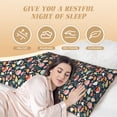 thumbnail image 4 of KLL Ultra Soft Microfiber Body Pillow Cover/Pillowcases 20"x54" with Hidden Zipper Closure-Autumn Fox Owl, 4 of 8