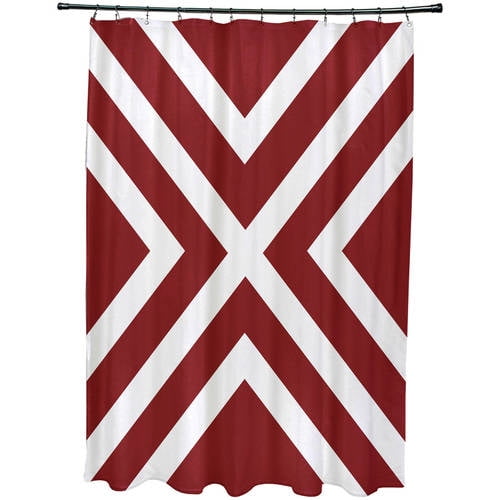 simply daisy 71 x 74 x marks the spot stripes print shower curtain