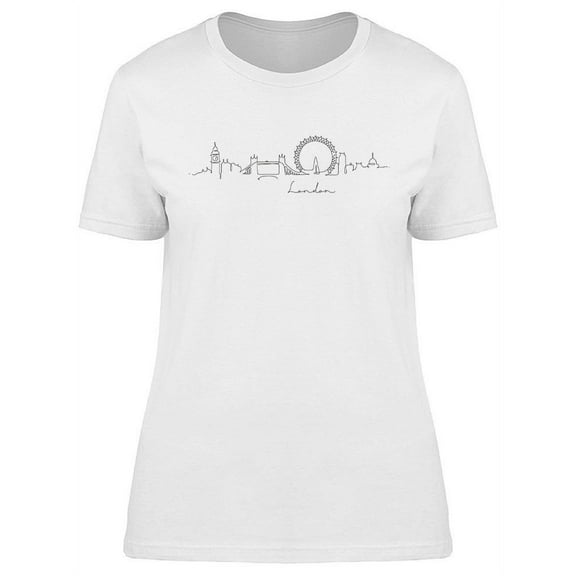 London Silhouette T-Shirt Women -Image by Shutterstock, Female XX-Large