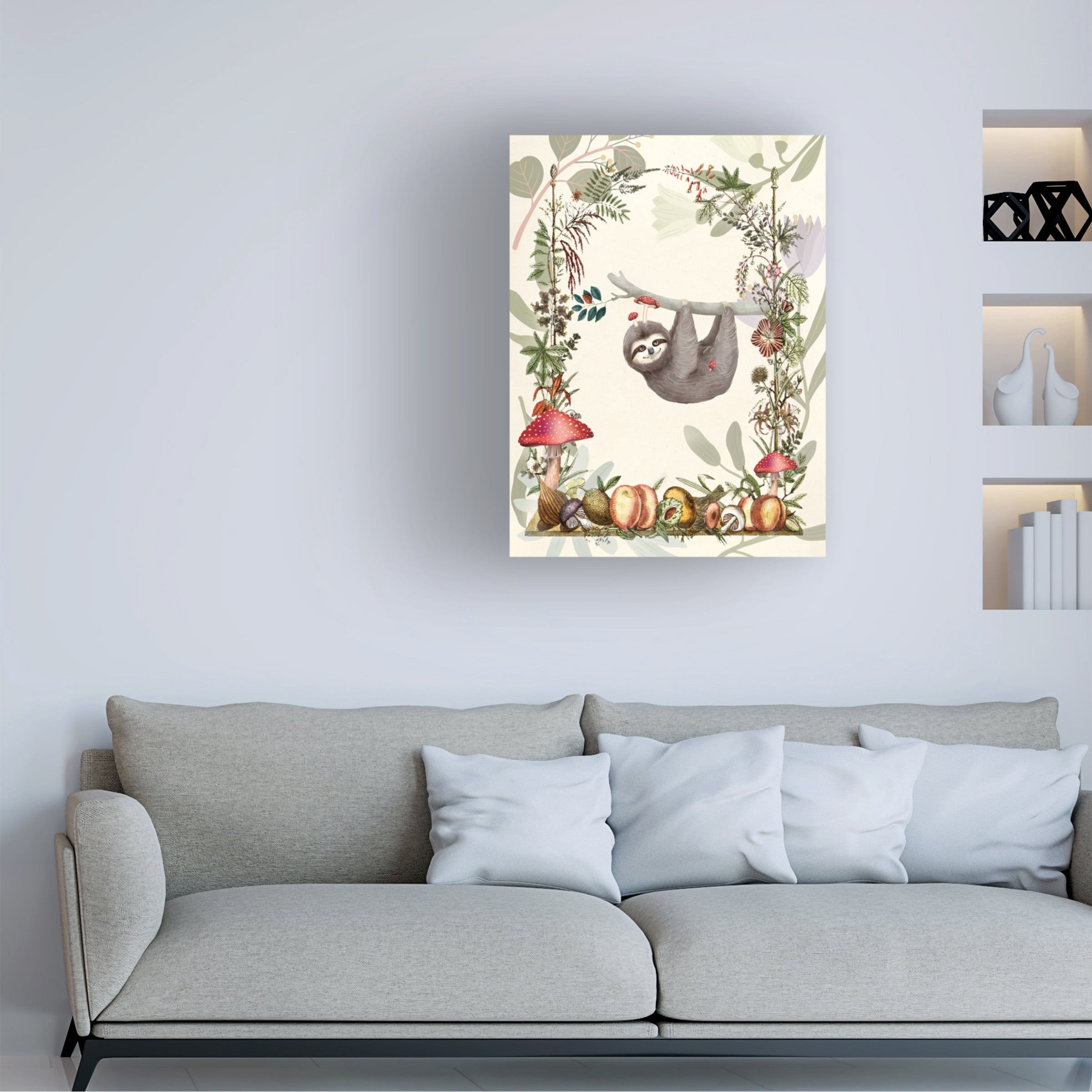The Font Diva 'Hanging Out' Canvas Art
