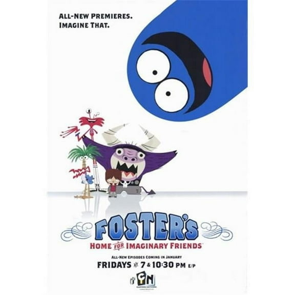Posterazzi Fosters Home for Imaginary Friends Movie Poster - 11 x 17 in.