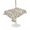 Off-White, variant on Outdoor Tablecloth with Umbrella Hole for Patio/Picnic/Party/Camping, Teal Orange Eucalyptus Waterproof Table Cloth Rectangle Table Cover Washable, Weeping Botanical Leaves (60"x 102")