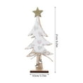 thumbnail image 2 of Gymnture christmas Wooden Christmas Tree Table Decor for Home & Office, 2 of 10