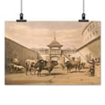 thumbnail image 2 of Print: The Bulls In The Corral Of The Plaza, circa 1860, 2 of 4
