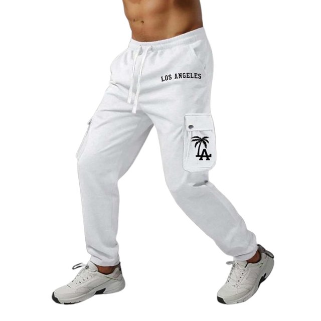 XDZJLR Casual Pants for Men Border Sports Pocket Fashion Training Sweat Trousers