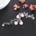 thumbnail image 3 of SmartBy Earrings Beautiful Climber Crawler Rose Flower Branch Earrings, 3 of 7