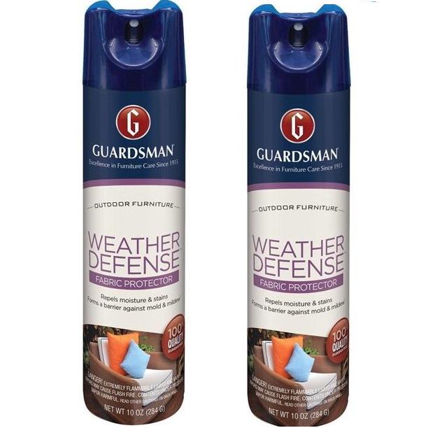 Guardsman 462000 Weather Defense Outdoor Fabric Furniture Protector Repels Moisture and Stains