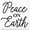 Black, variant on Peace on Earth Vinyl Lettering Sticker Christmas Wall Decals Quote, 12x12-Inch Black