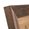 thumbnail image 4 of Rustic Wooden Picture Frames 6x8 - Set of 2, 100% Natural Eco Solid Wood with Real Glass for Tabletop Display or Wall Mount Photo Frame - Brown, 4 of 9