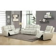 thumbnail image 6 of Steve Silver Laurel Ivory Leather Power Reclining Chair, 6 of 7