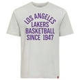 thumbnail image 2 of Unisex Sportiqe Gray Los Angeles Lakers Genuine Issue Collection Duke T-Shirt, 2 of 3