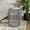 Nickel, variant on Wooden Coffee Tables, Aluminum Drum End Table with Intricate Design-Gold, Gold Coffee Tables,Aluminum Round Coffee Tables, Furniture Primary Living Space Tables