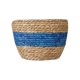 thumbnail image 4 of Macetero de algas marinas, cesta tejida a mano para plantas, maceta para interiores y exteriores, 4 of 5