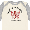 thumbnail image 4 of Inktastic Amyloidosis Butterfly 6.1 Boys Long Sleeve Baby Bodysuit, 4 of 5