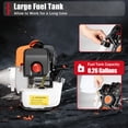 thumbnail image 3 of CNCEST 52cc 2-Stroke Handheld Gas Power Sweeper Broom Driveway Handheld Turf Grass Snow Cleaning, 3 of 9