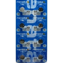 8 Pcs Mercury Free Silver Oxide 329 Batteries By Renata