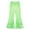 Fluorescent Green, variant on renvena Girls Shiny Metallic Flare Pants Hip Hop Jazz Dance Pants Hippie Bell Bottom Wide Leg Trousers Dancewear