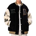 thumbnail image 1 of Sudadera Bomber Shendy Vendy Para Hombre Estilo Universitario Beisbolera, 1 of 5