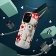 thumbnail image 3 of DistinctInk Tough Case for Apple iPhone 13 Pro MAX (6.7" Screen), Compatible with MagSafe Charging - Valentine's Day Bichon Frise Puppy, 3 of 6