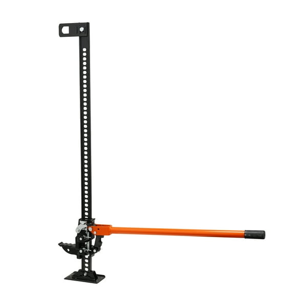 KFFKFF Elevated Farm Jack, 48" Agricultural Utility Jack, 7000 lbs Load-Bearing Off Terrain Utility Jack, Robust Farm Jack for Tractor, Truck, SUV, Bumper Elevation, Orange