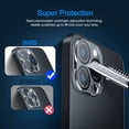 thumbnail image 4 of Protecteur d'Objectif pour iPhone 13 Pro Max et iPhone 13 Pro, 3 Packs d'Objectifs en Verre Trempé, Résistant aux Rayures, 4 of 5