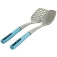 thumbnail image 5 of Spice by Tia Mowry Savory Saffron 7 Piece Ceramic Nonstick Aluminum Cookware Set with Nylon Utensils in Light Blue, 5 of 8