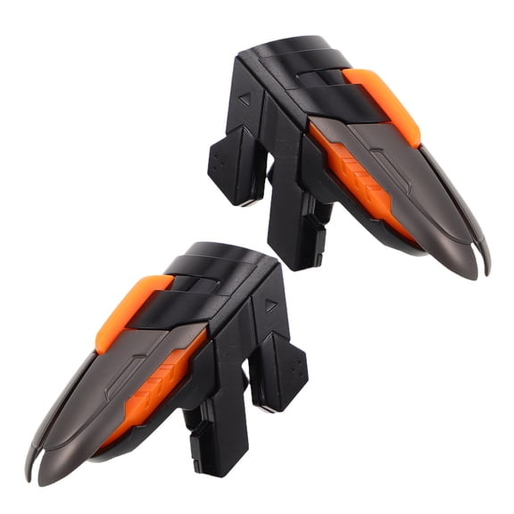 FOMIYES 1Pair Six Finger Gaming Trigger with itive Shoot Controller for Mobile Phones