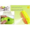 thumbnail image 4 of Frogued Pet Massage Comb Steamy Cat Dog Grooming Brush 3-in-1 Self-Cleaning Shedding Brush Pet Supplies for Dog Cats Mix Colors 2pcs, 4 of 8