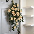 thumbnail image 5 of Artificial Flowers for Outdoors Hanging Fake Plants All-Season Artificial Flowers for Wall Decoration Suitable Garland for Home Indoor Outdoor Decor 35.43in, 5 of 6