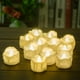 thumbnail image 5 of LED Kerzen mit Timerfunktion, 12 Stück LED Elektrische Teelichter Flackernd Kerze Beleuchtung mit batterie, Automatik Timerfunktion: 6 Stunden an und 18 Stunden aus [Warm weiß], 5 of 8