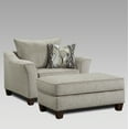 thumbnail image 4 of Roundhill Furniture Camero Pillowback 4-Piece Sofa Set, Fabric, Platinum Gray, 4 of 14
